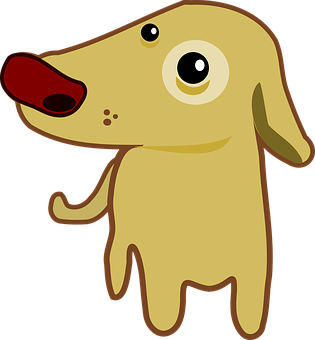 Cartoon Dog Graphic PNG image