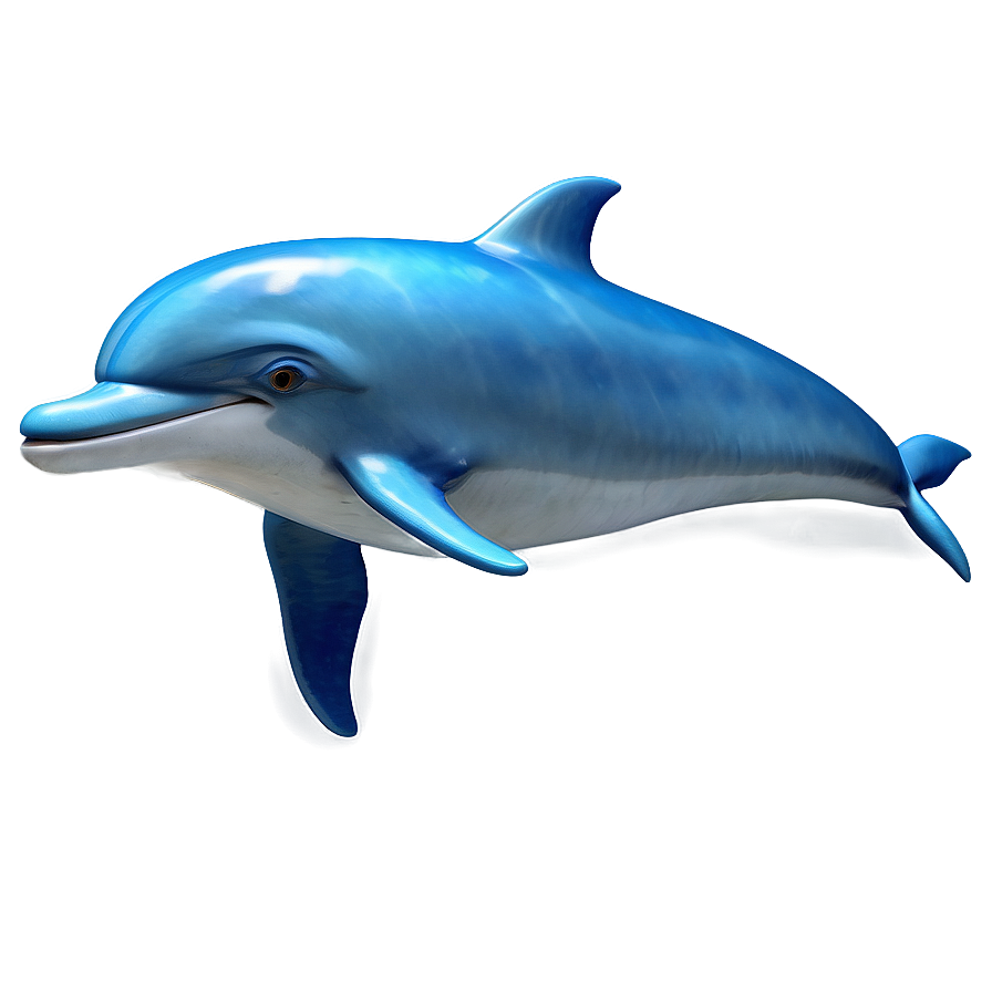 Cartoon Dolphin With Shell Png 06272024 PNG image