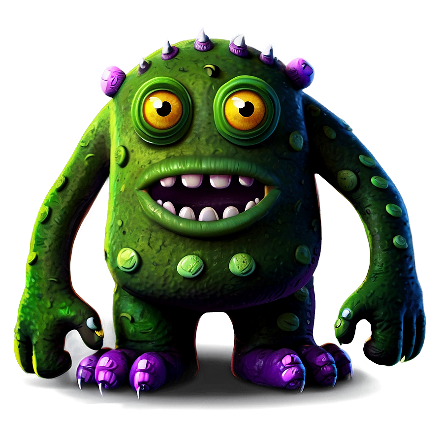 Cartoon Doodle Monster Png Pht PNG image