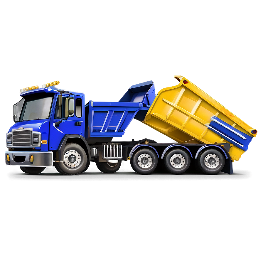 Cartoon Dump Truck Work Png 13 PNG image