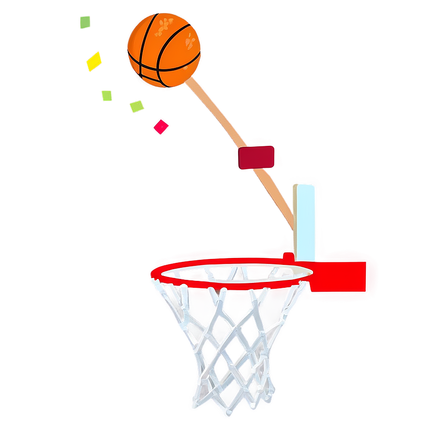 Cartoon Dunking Basketball Png 16 PNG image