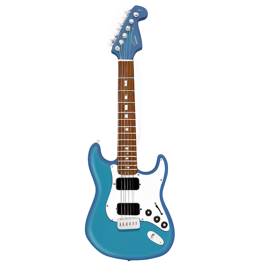 Cartoon Electric Guitar Png 05252024 PNG image