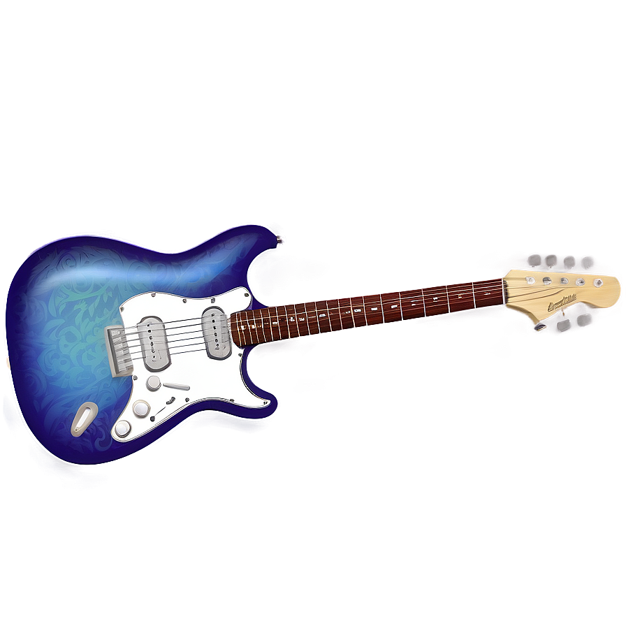 Cartoon Electric Guitar Png Duw80 PNG image