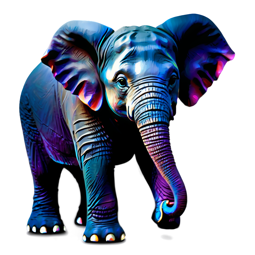 Cartoon Elephant Clipart Png 06272024 PNG image