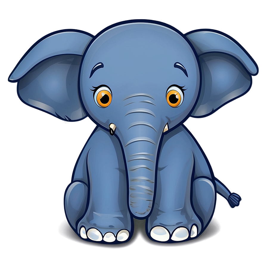 Cartoon Elephant Illustration Png 13 PNG image