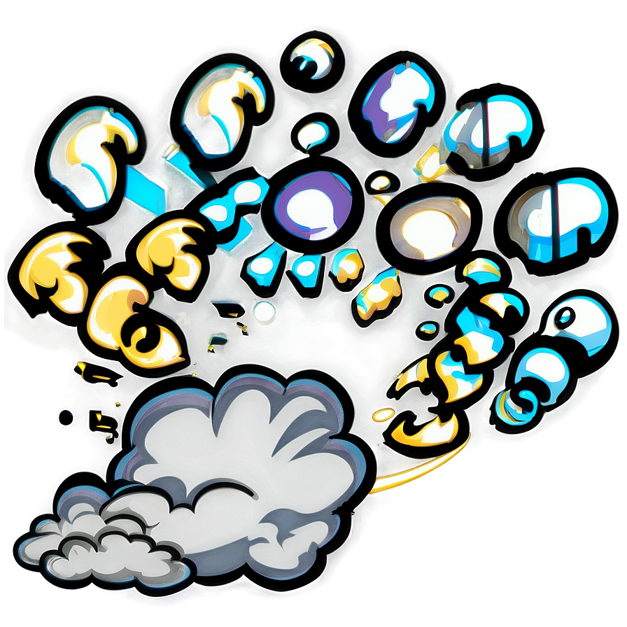 Cartoon Explosion Outline Png 11 PNG image