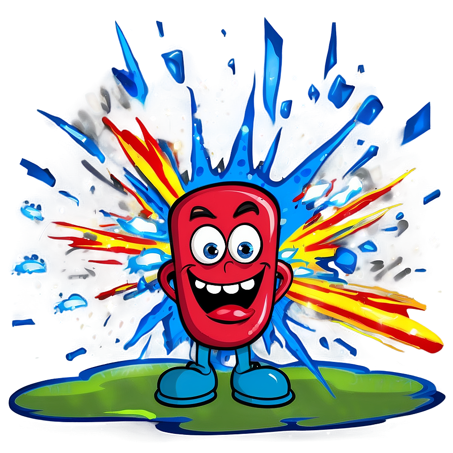 Cartoon Explosion Vector Png Qvg PNG image