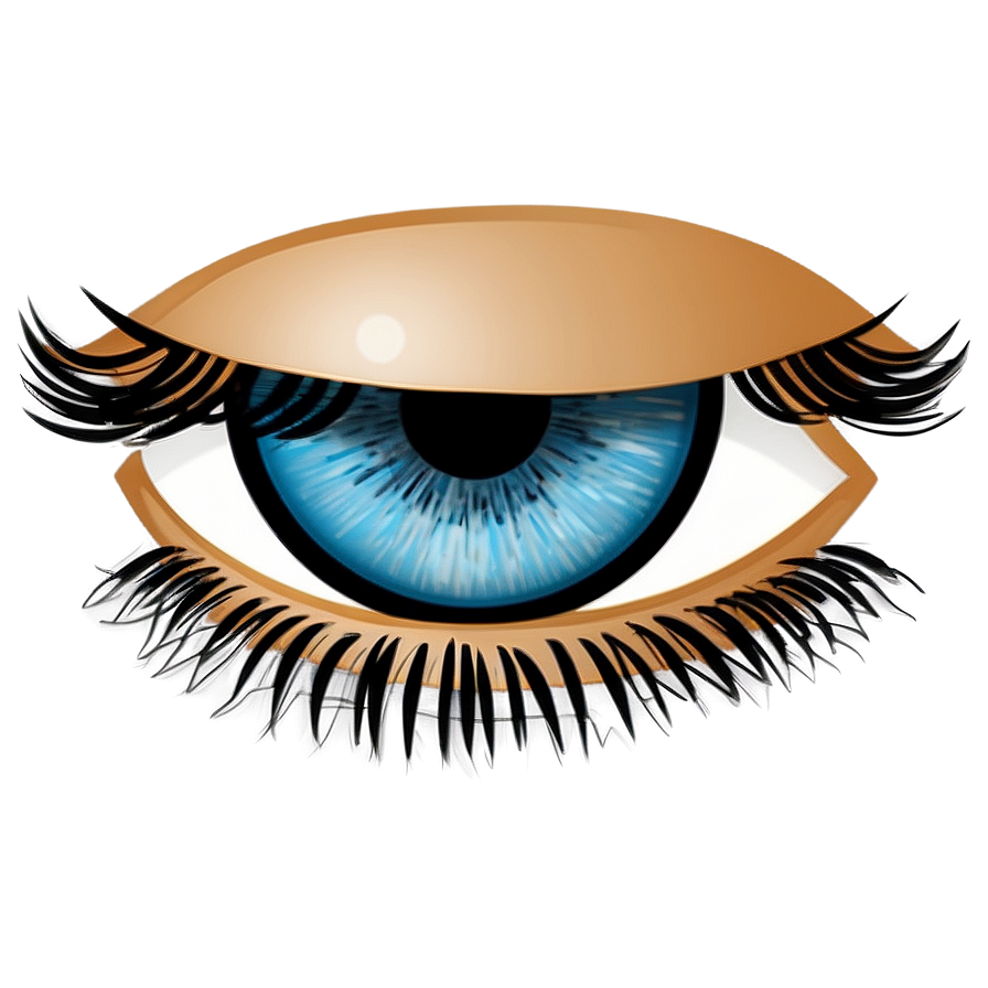 Cartoon Eyelashes Clipart Png Mhg PNG image