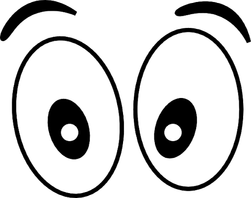 Cartoon Eyes Expression PNG image