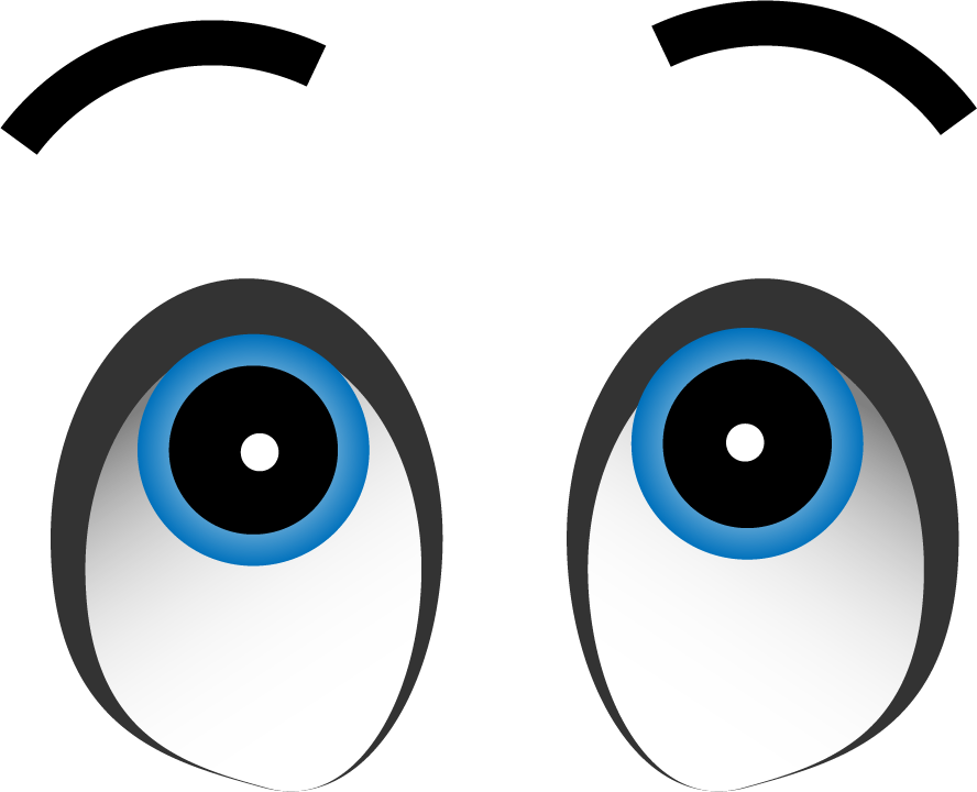 Cartoon Eyes Expression PNG image