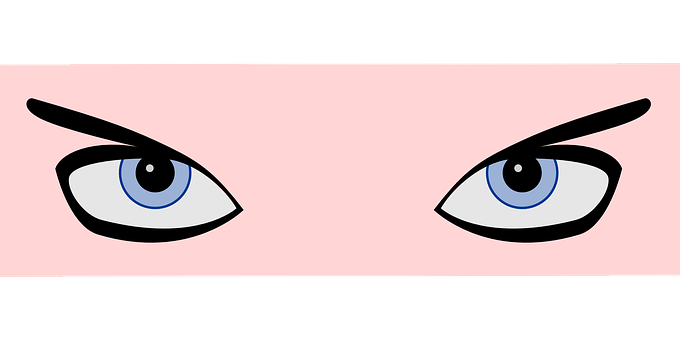 Cartoon Eyes Vector Illustration PNG image