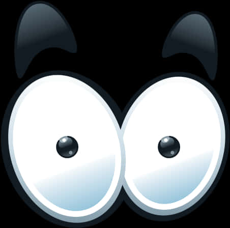 Cartoon_ Eyes_ Vector_ Illustration PNG image