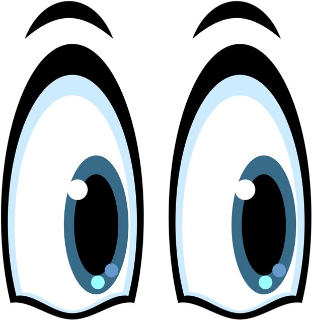 Cartoon_ Eyes_ Vector_ Illustration PNG image