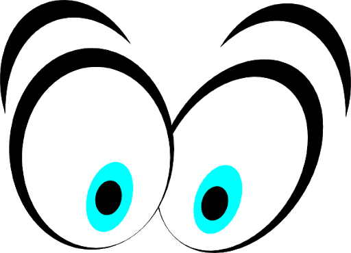 Cartoon Eyes Vector PNG image