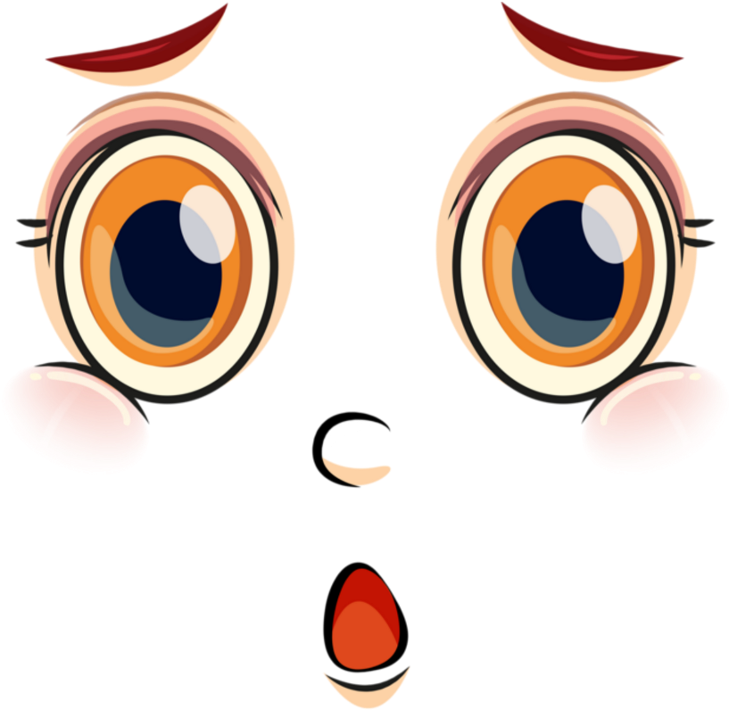 Cartoon Face Expression Clipart PNG image