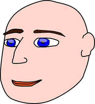 Cartoon Face Profile View PNG image