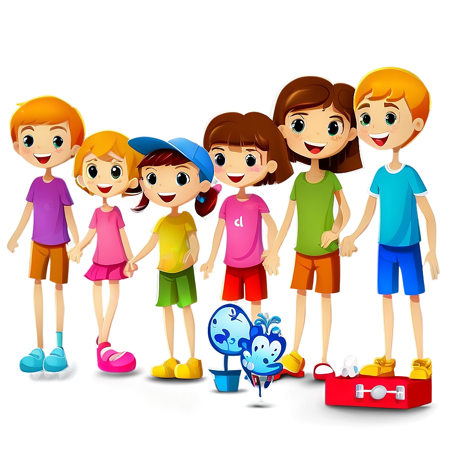 Cartoon Family Illustration Png 74 PNG image