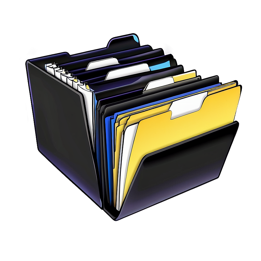 Cartoon File Folder Png Hoc7 PNG image