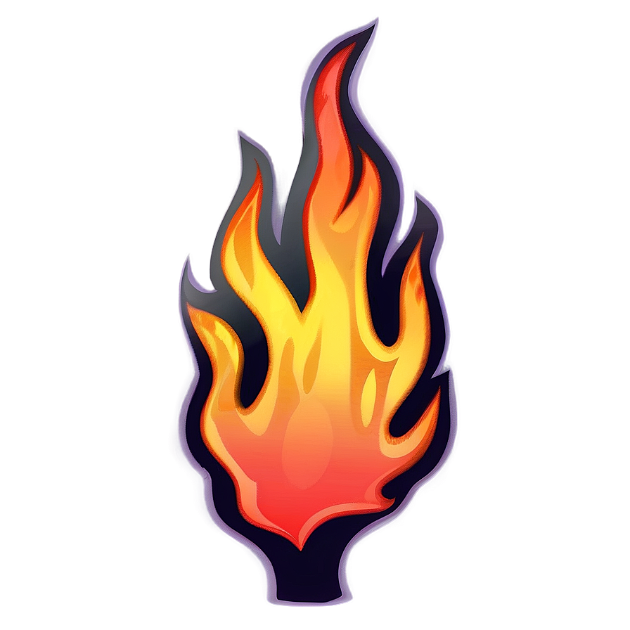 Cartoon Fire Background Png 58 PNG image