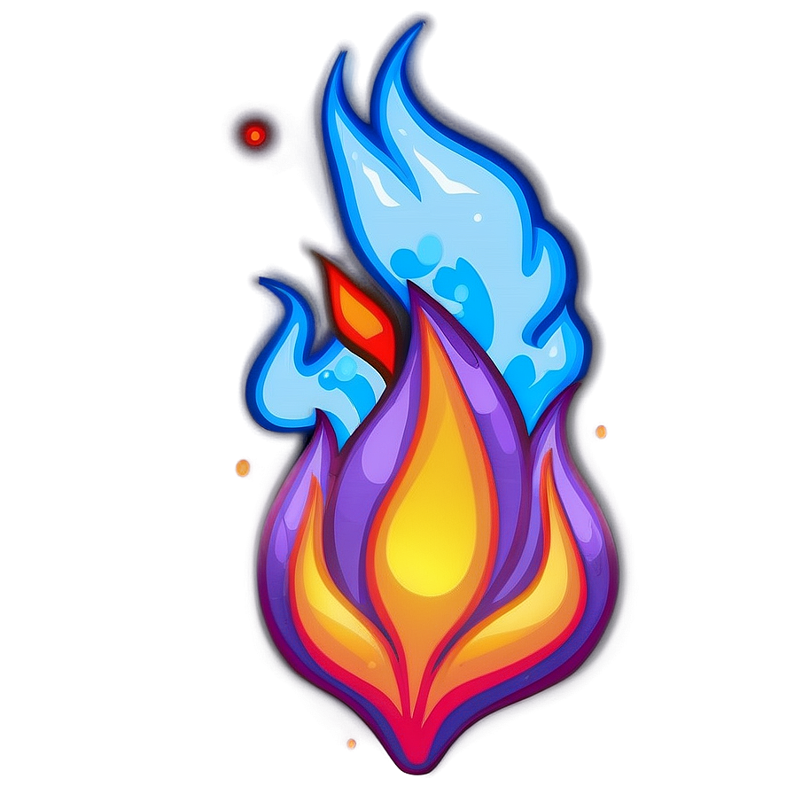 Cartoon Fire Background Png Uan7 PNG image