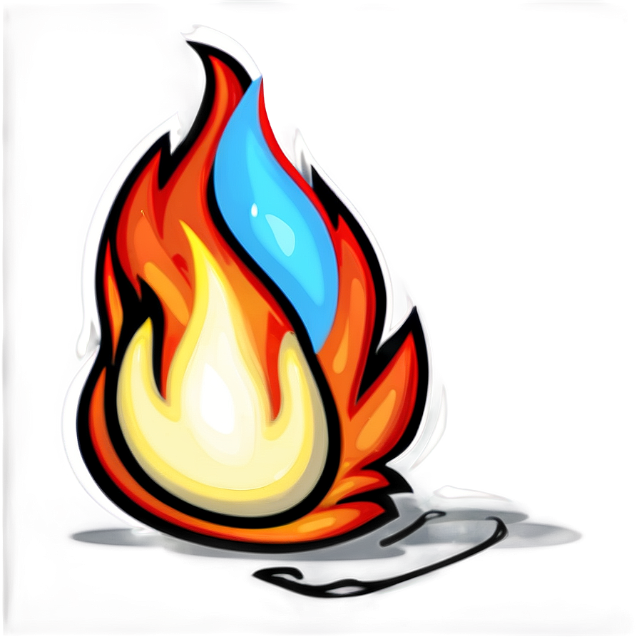 Cartoon Fire Transparent Png Hrg41 PNG image