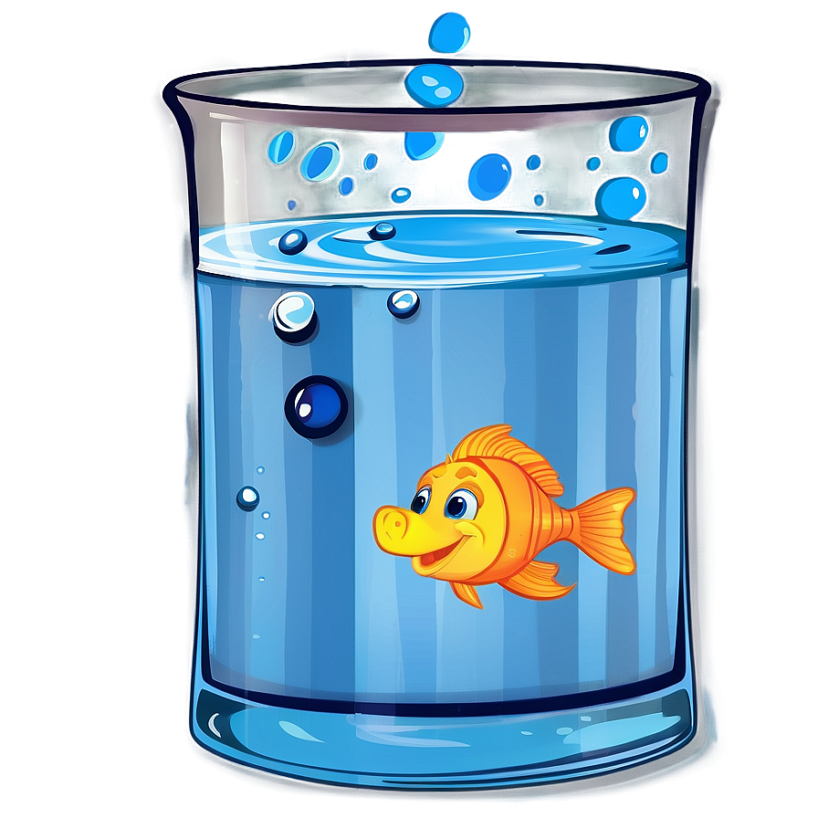 Cartoon Fish In Water Png 45 PNG image