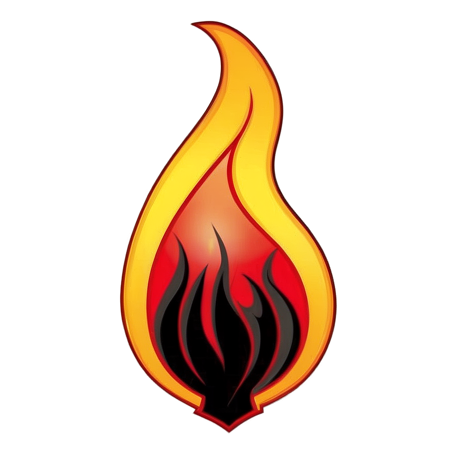 Cartoon Flame Graphic Png 17 PNG image