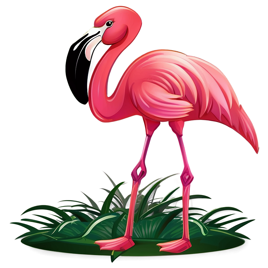 Cartoon Flamingo Character Png Jqv PNG image