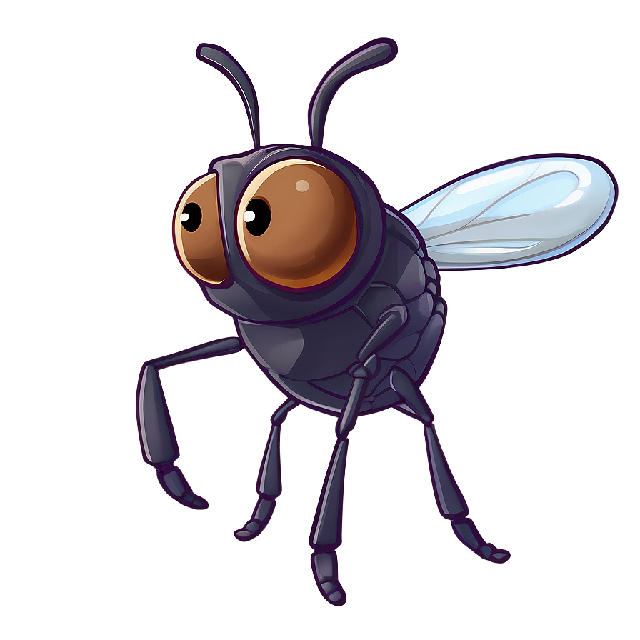 Cartoon Fly Character Png 13 PNG image