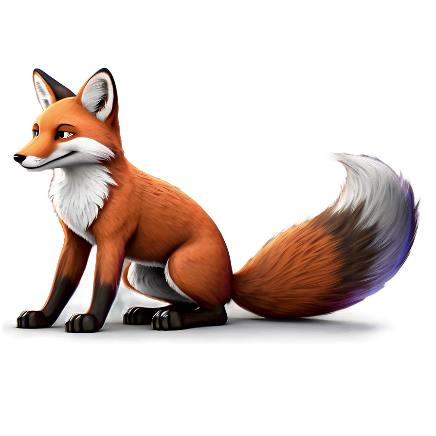 Cartoon Fox Character Png 05212024 PNG image