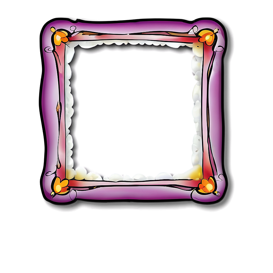 Cartoon Frame Border Png 16 PNG image