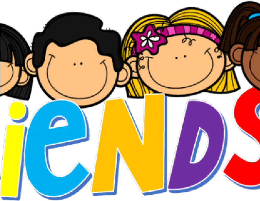Cartoon Friends Together PNG image
