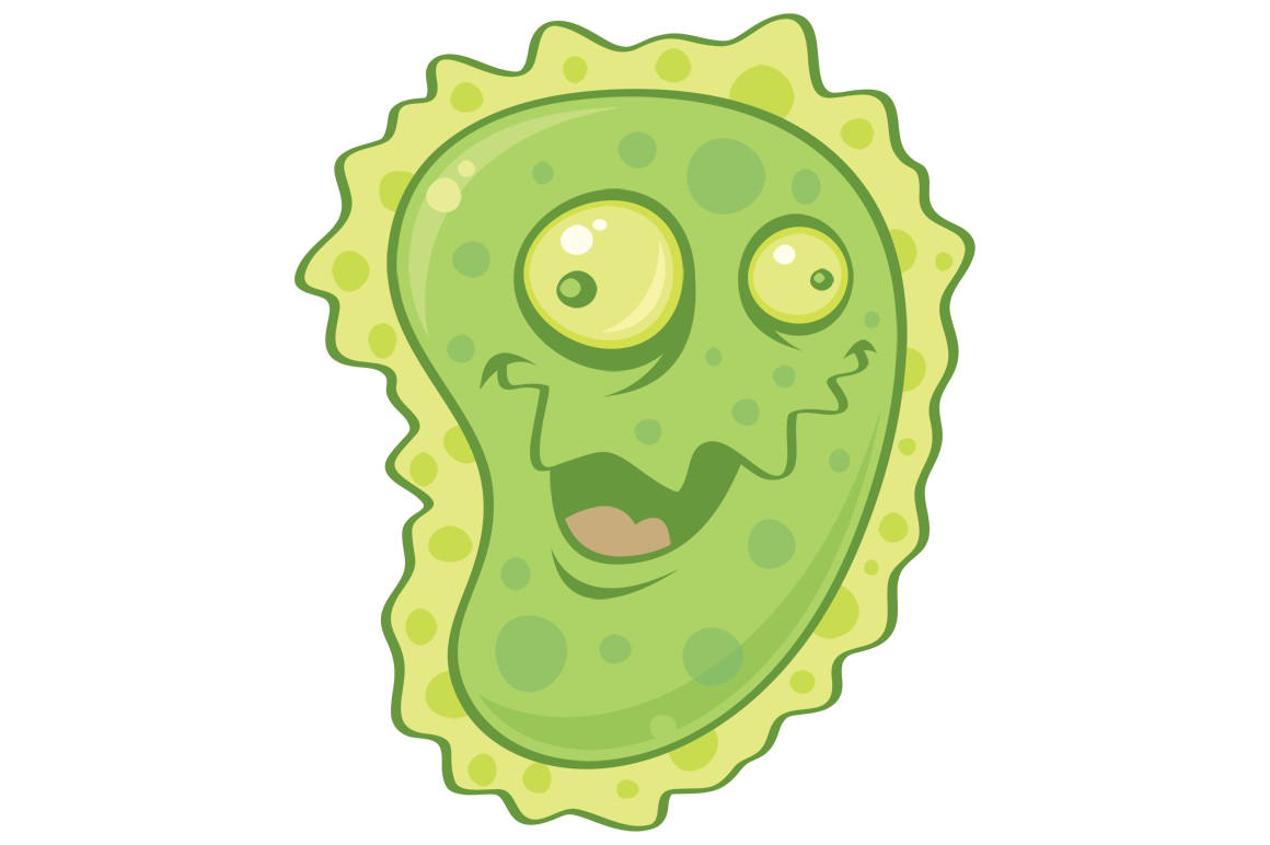 Cartoon Germ Character PNG image