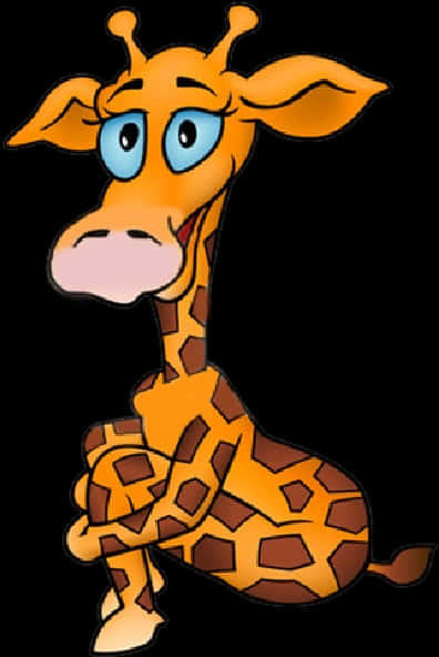 Cartoon_ Giraffe_ Character PNG image