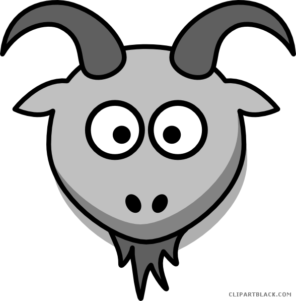 Cartoon Goat Head Graphic PNG image