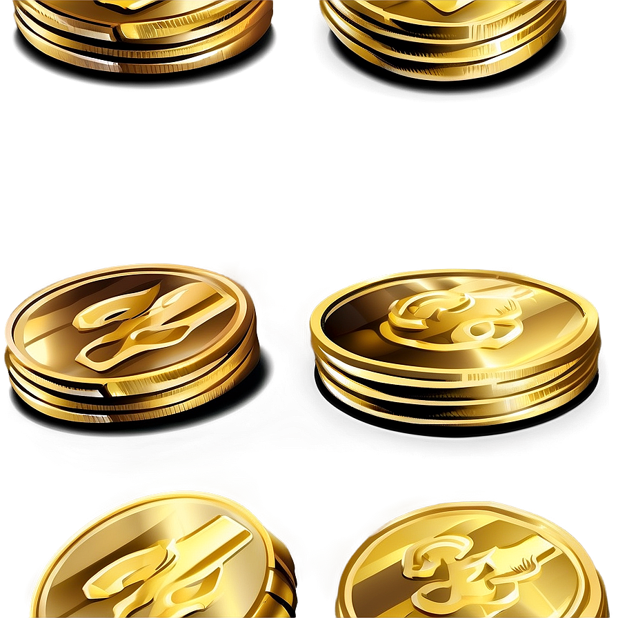 Cartoon Gold Coins Png Sns PNG image