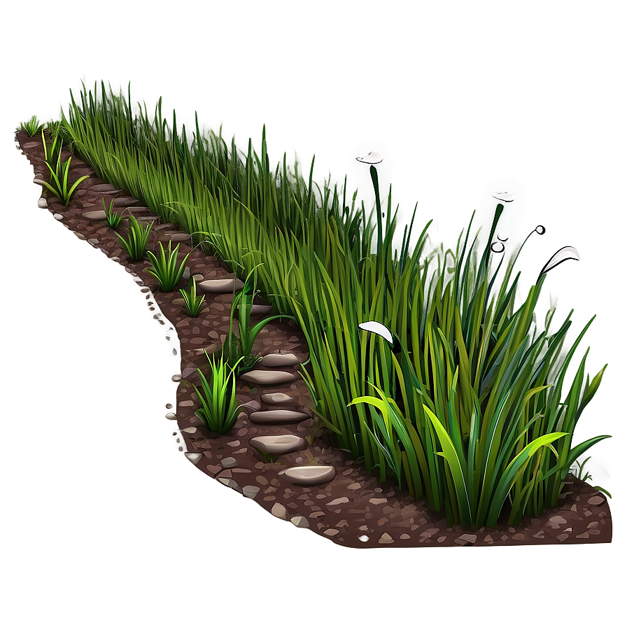 Cartoon Grass Path Png Fht3 PNG image