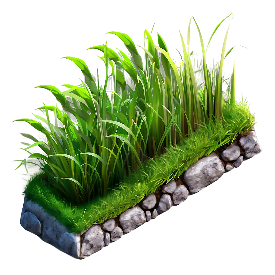 Cartoon Grass Under Foot Png 06122024 PNG image