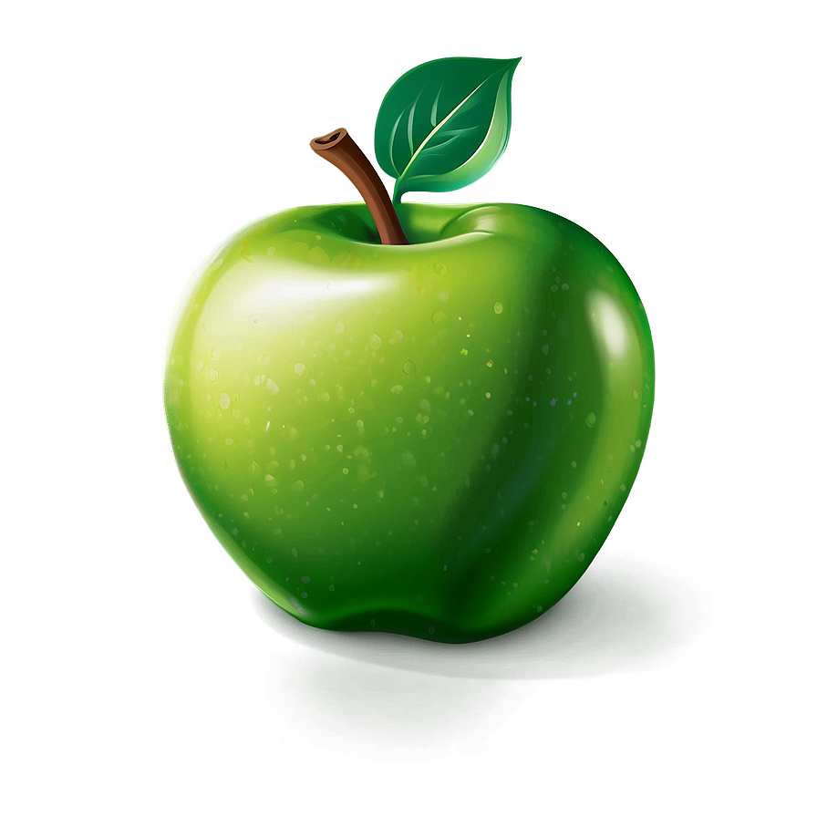 Cartoon Green Apple Png Oxb59 PNG image