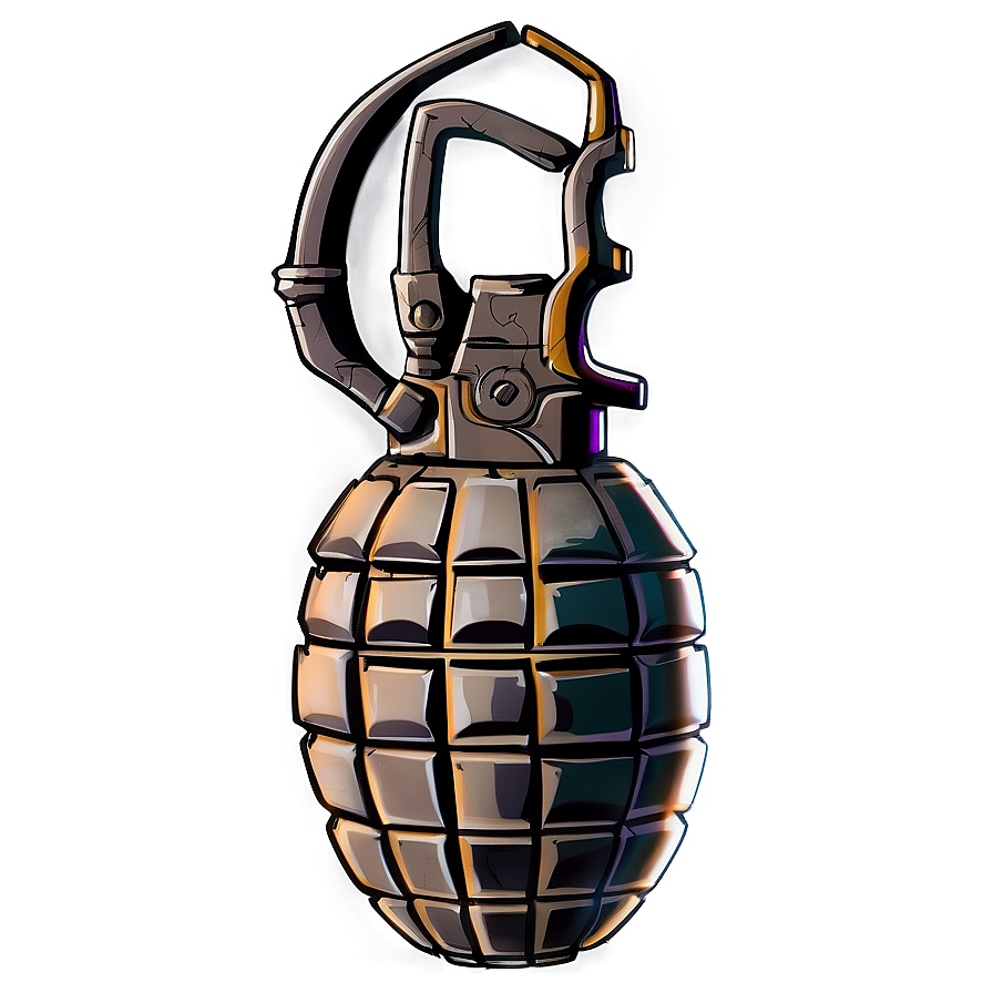 Cartoon Grenade Png Njf57 PNG image