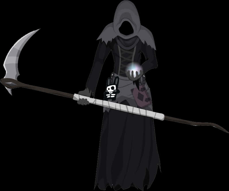 Cartoon_ Grim_ Reaper_with_ Scythe PNG image