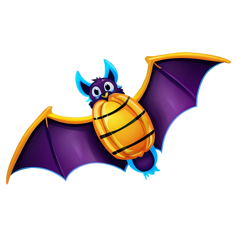 Cartoon Halloween Bats Png 16 PNG image