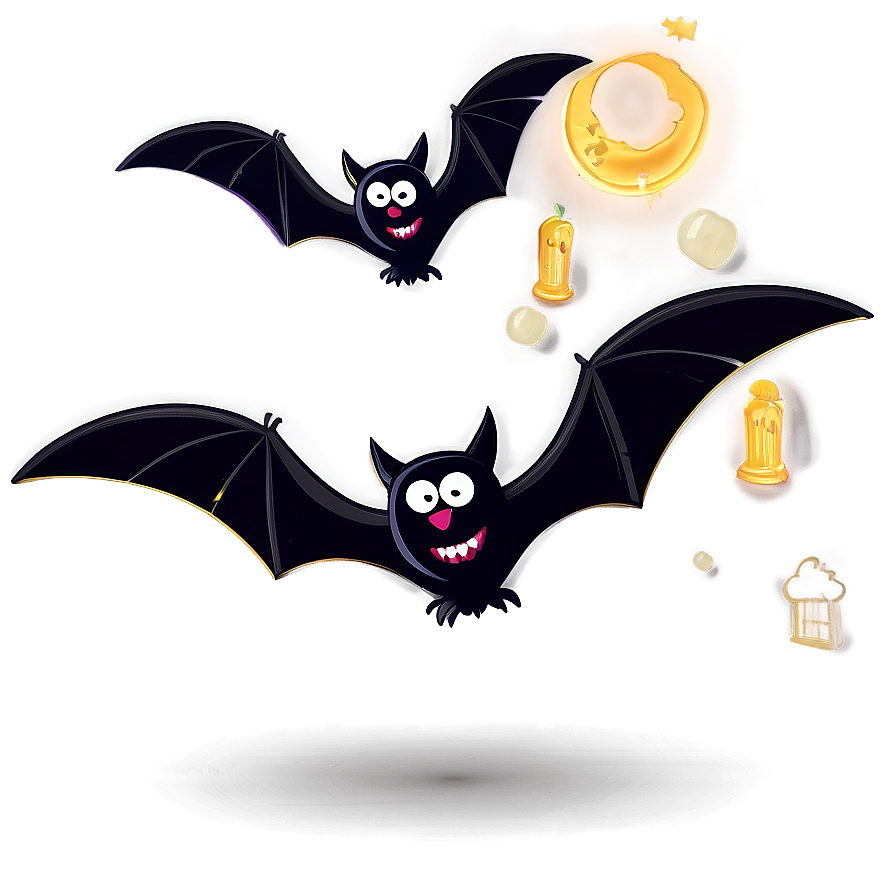 Cartoon Halloween Bats Png Cak80 PNG image