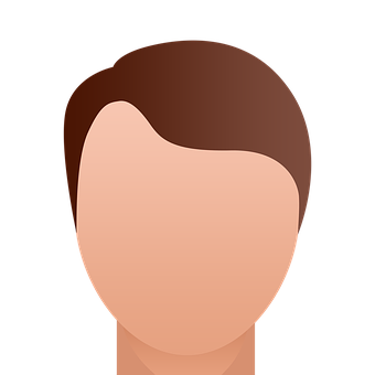 Cartoon Head Profile Icon PNG image