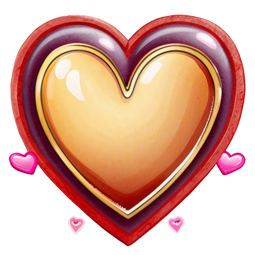 Cartoon Heart Border Png 52 PNG image