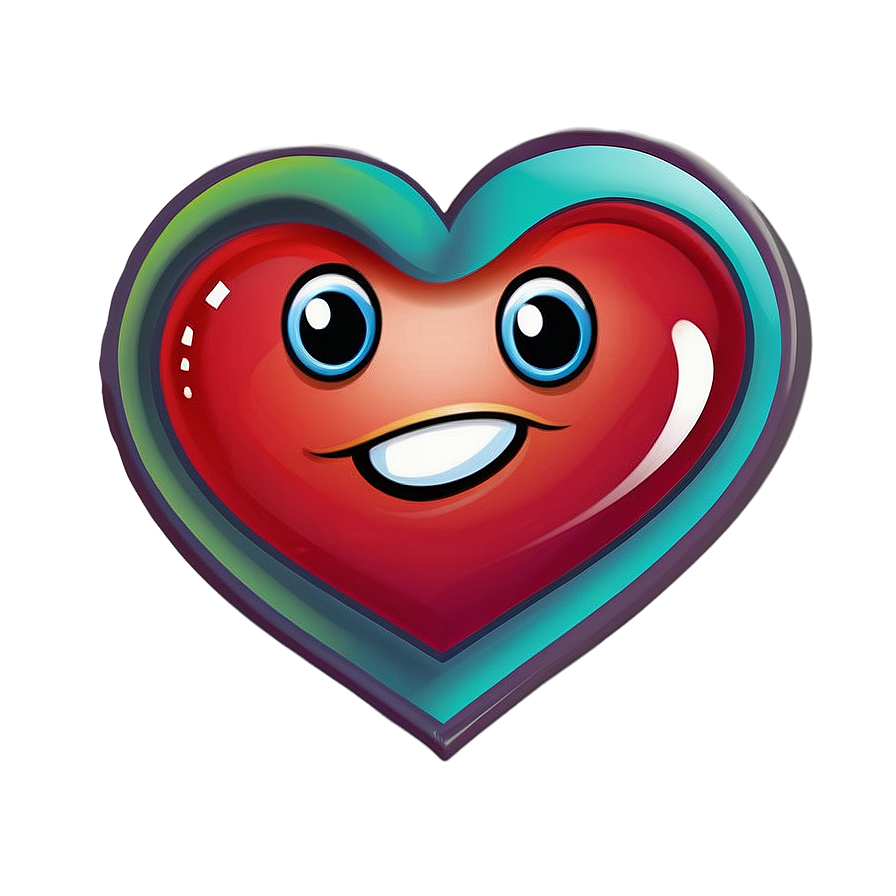 Cartoon Heart Character Png 37 PNG image