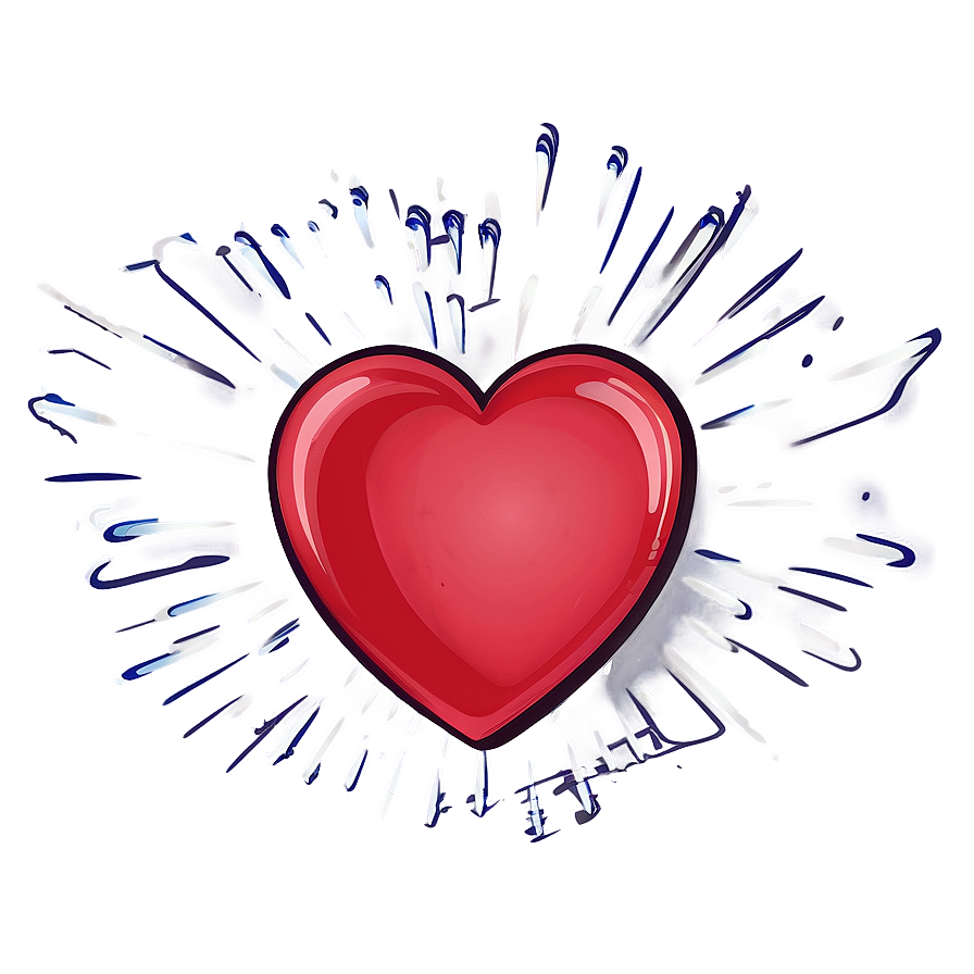 Cartoon Heart Doodle Png Jim41 PNG image