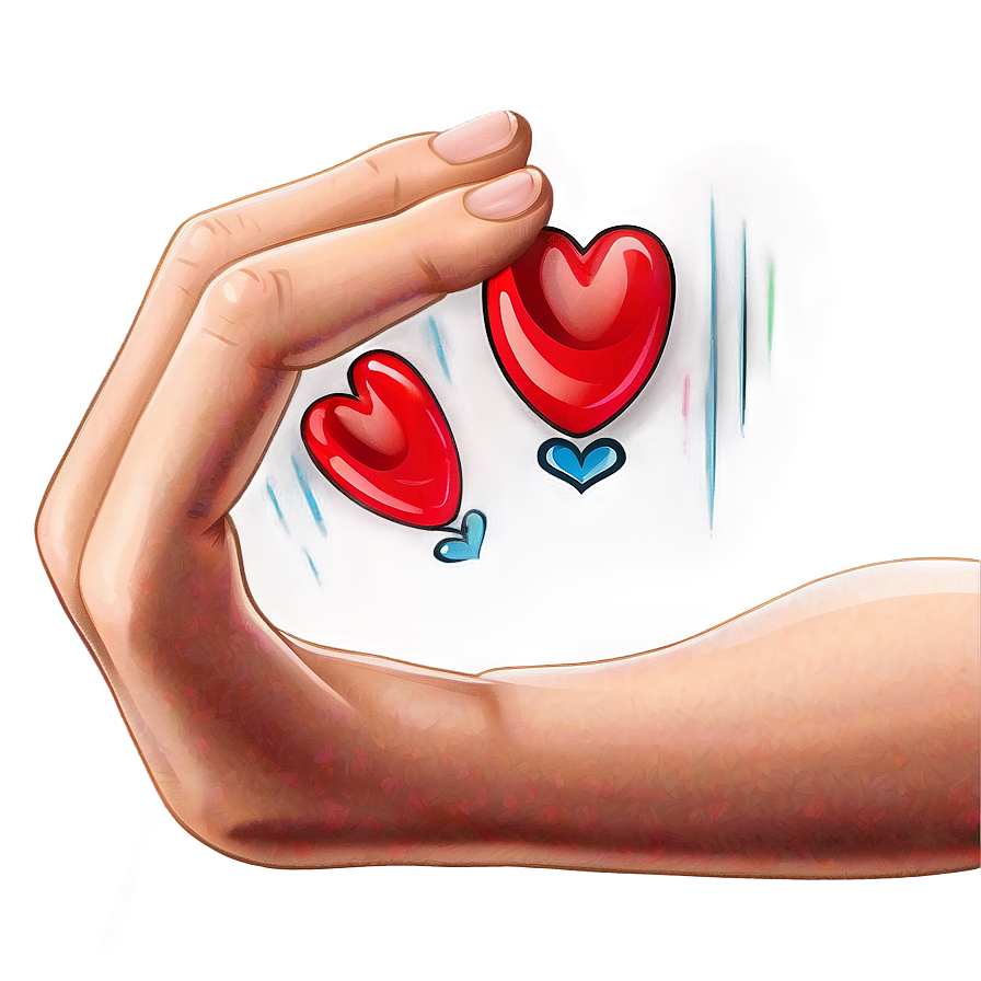 Cartoon Heart In Hand Png 06132024 PNG image