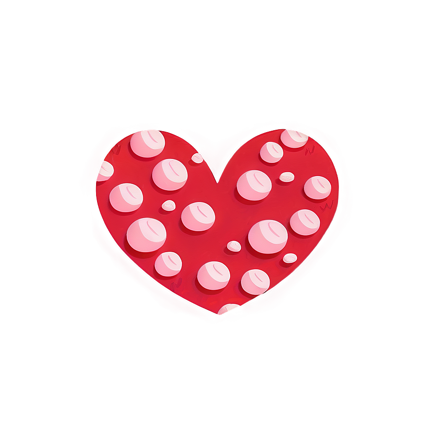 Cartoon Heart Pattern Png 06132024 PNG image