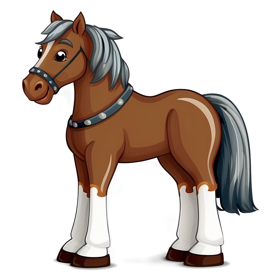 Cartoon Horse For Kids Png 91 PNG image